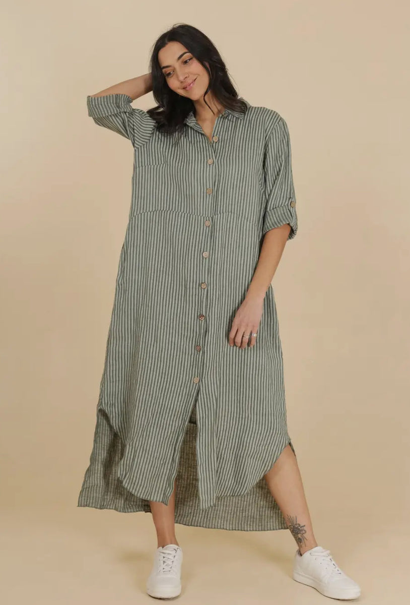 Mariella Italian Linen Dress Urban Sky Btq Mariella Italian Linen Dress Urban Sky Btq