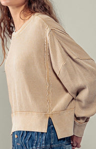 Jessie Boxy Waffle Knit