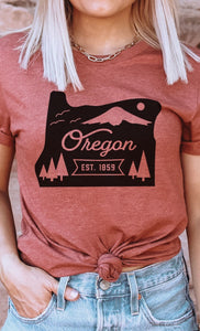 Oregon Est 1859 Tee