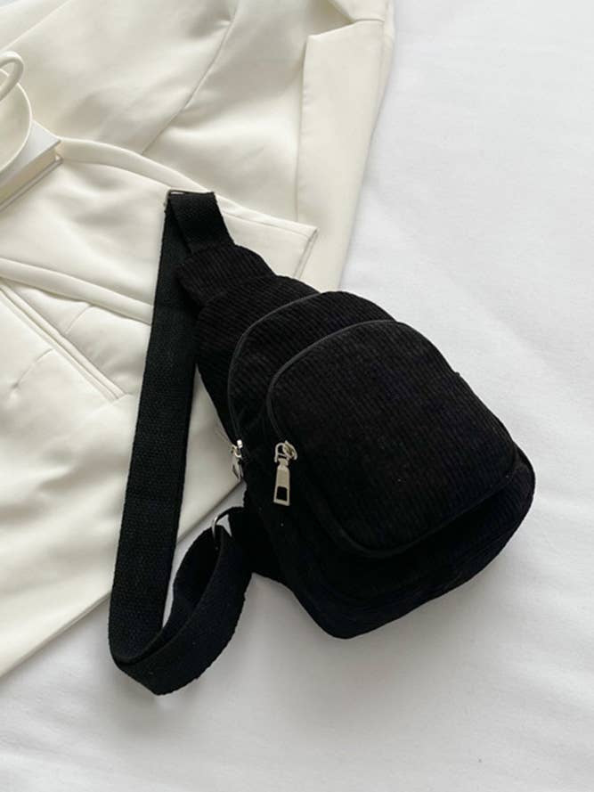 Corduroy Sling Bag