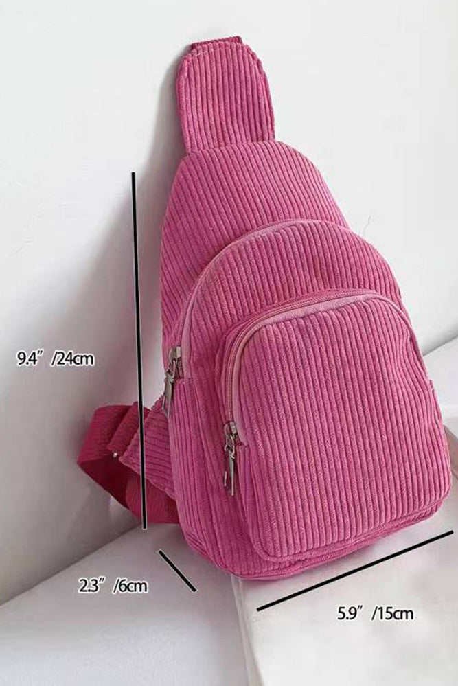 Corduroy Sling Bag