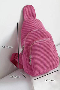Corduroy Sling Bag