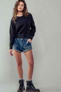 Jessie Boxy Waffle Knit