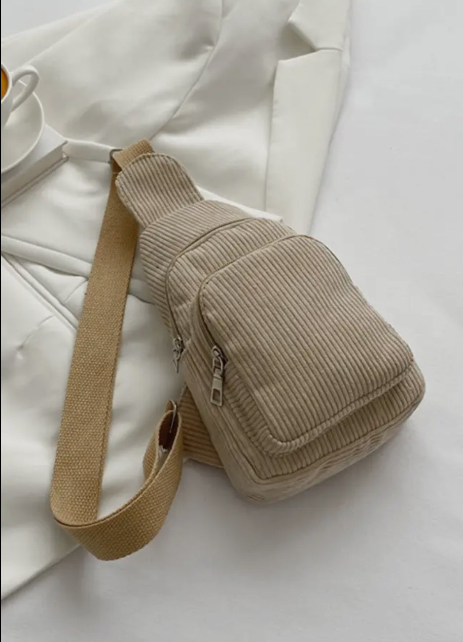 Corduroy Sling Bag