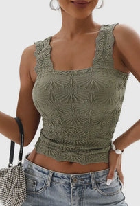 Textured Tank Top