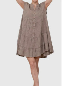 Gianna Italian Linen Dress