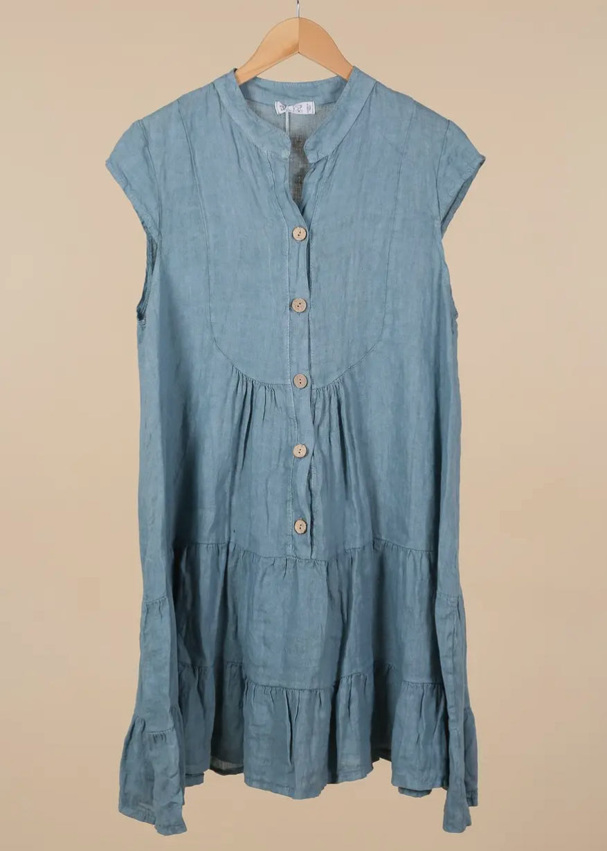 Gianna Italian Linen Dress