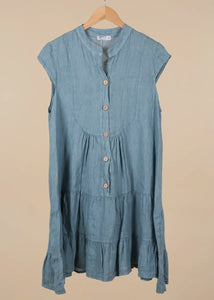 Gianna Italian Linen Dress