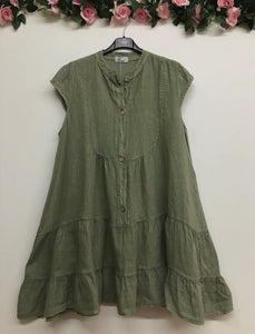 Gianna Italian Linen Dress