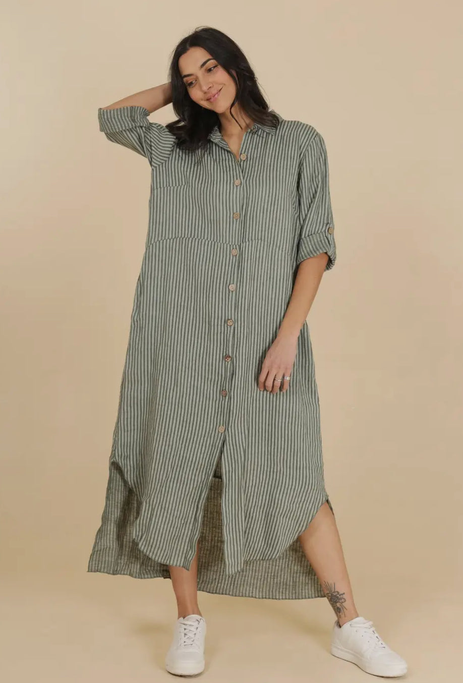 Mariella Italian Linen Dress Urban Sky Btq Mariella Italian Linen Dress Urban Sky Btq