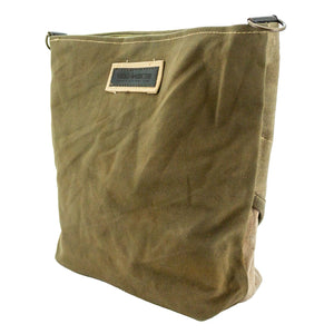 Recycled Military Tent Crossbody PEACE